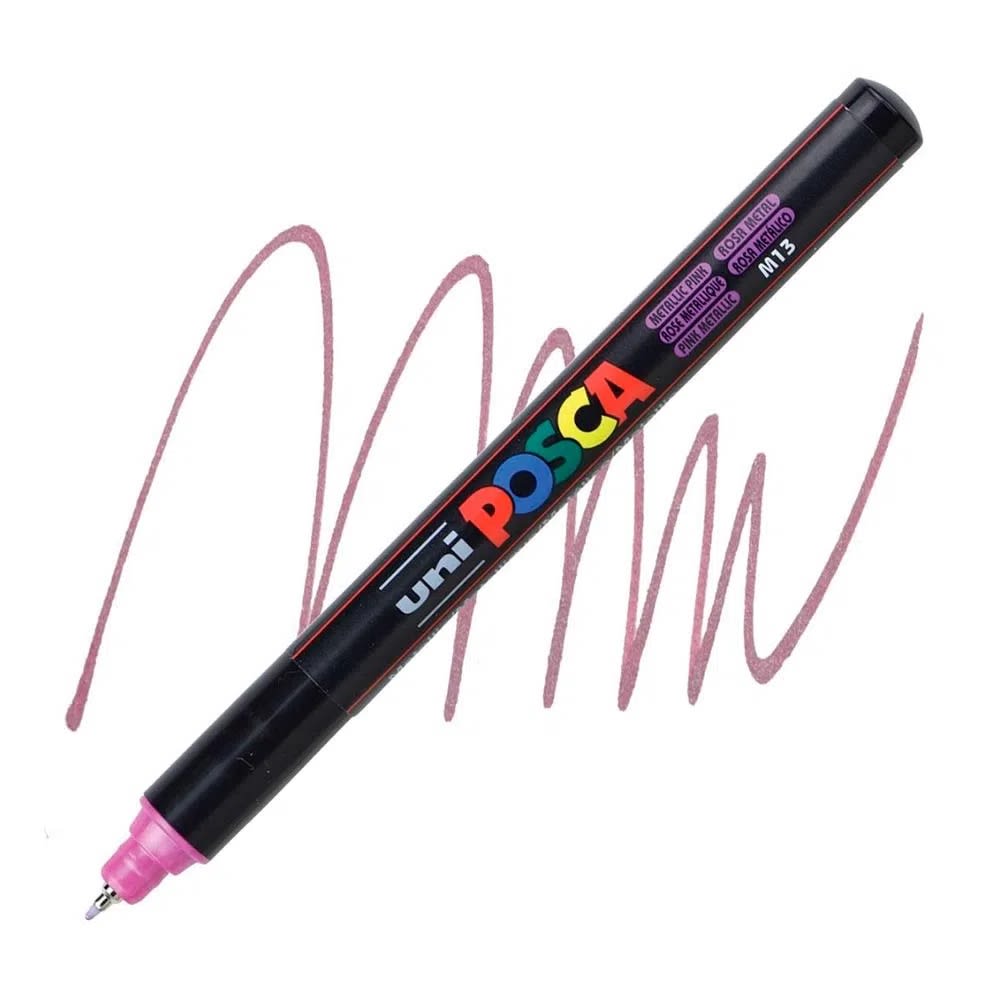MARCADOR ACRÍLICO PC-1MR ROSA METÁLICO POSCA1