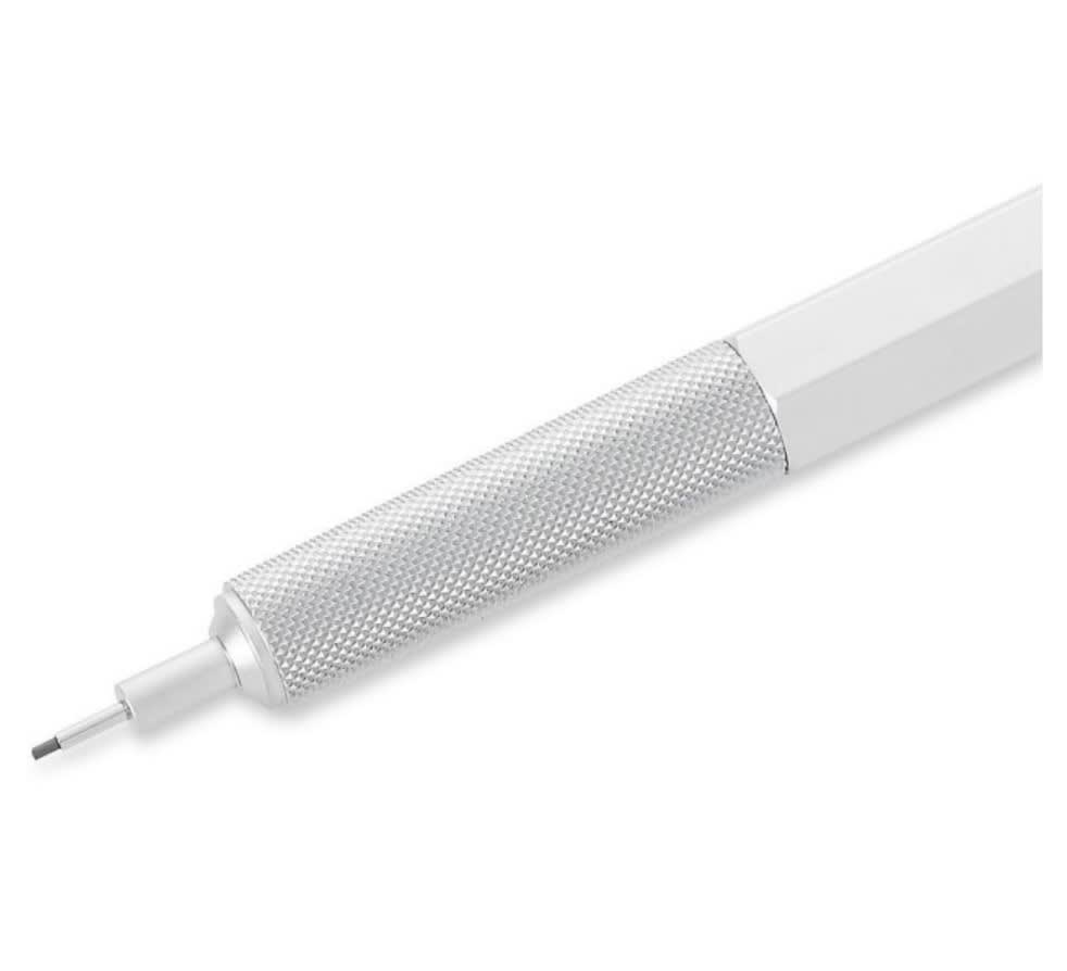 PORTAMINAS 0.7MM 600 METÁLICO PLATA ROTRING2