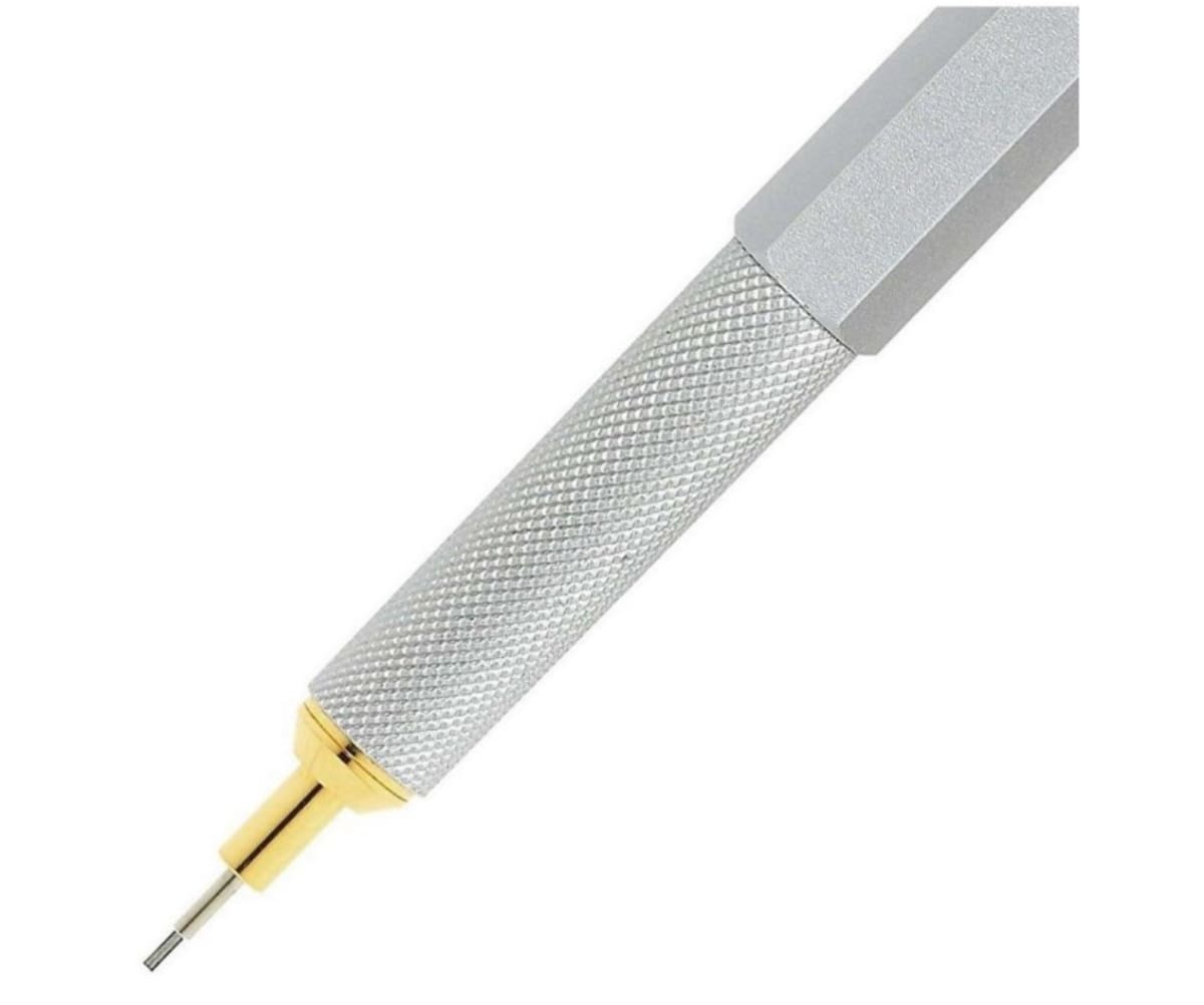 PORTAMINAS 0.5MM 800 METÁLICO PLATA ROTRING2