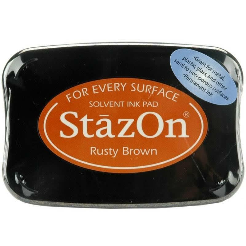 TAMPÓN PERMANENTE STAZON MARRÓN OXIDADO TSUKINEKO1