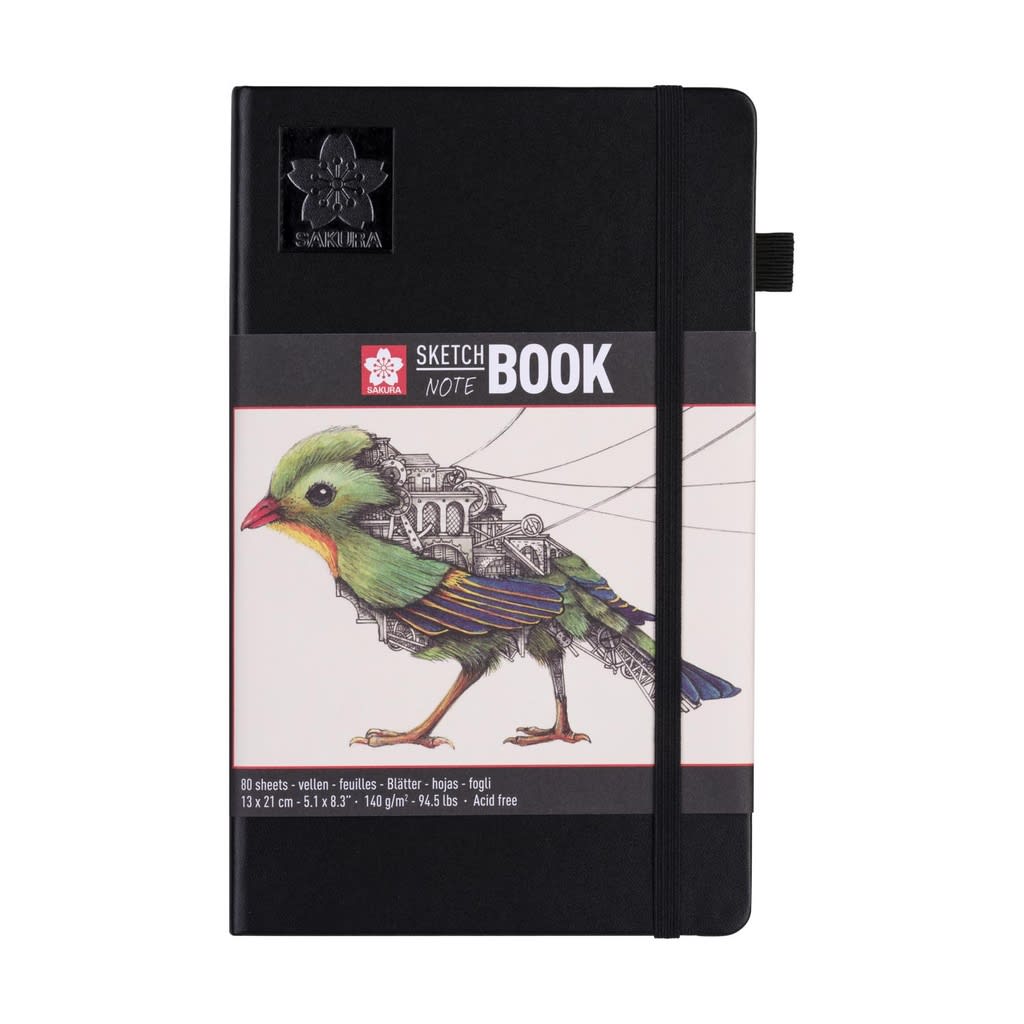 SKETCHBOOK PAPEL BLANCO CREMA 140G 13X21CM 80HJ SAKURA1