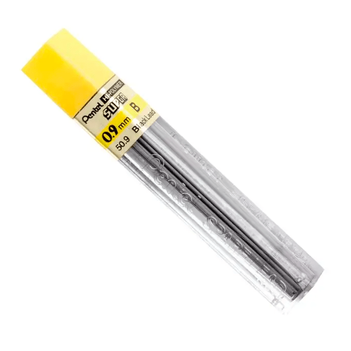 MINAS HI-POLYMER 0.9MM B (12UN) PENTEL1