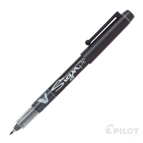 MARCADOR V-SIGN PEN NEGRO PILOT1