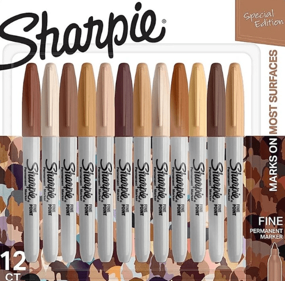 SET MARCADORES PERMANENTES PUNTA FINA 12 COLORES  RETRATO LIMITED EDITION SHARPIE1