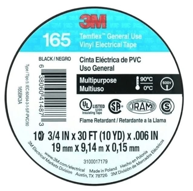 HUINCHA AISLADORA TEMFLEX 18MM X 5M1