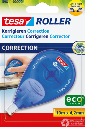 CORRECTOR CINTA ROLLER ECO 10X4.2MM TESA1