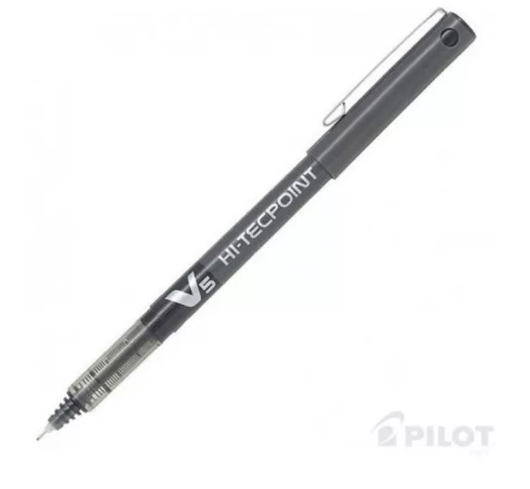 LÁPIZ TINTA HI-TECPOINT V5 0.5 NEGRO PILOT1