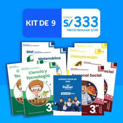 Kit Pamer - 3.° de primaria (Modalidad Presencial)