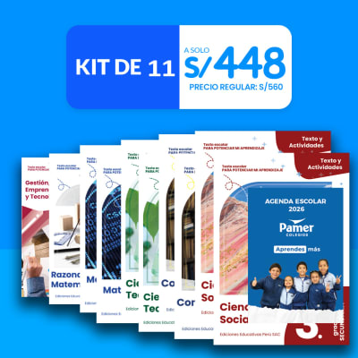 Kit Pamer - 3.° de secundaria (Modalidad Presencial)