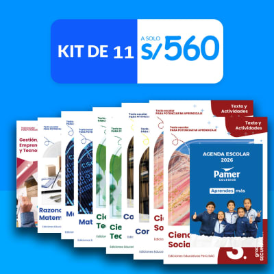 Kit Pamer - 3.° de secundaria (Modalidad Presencial)