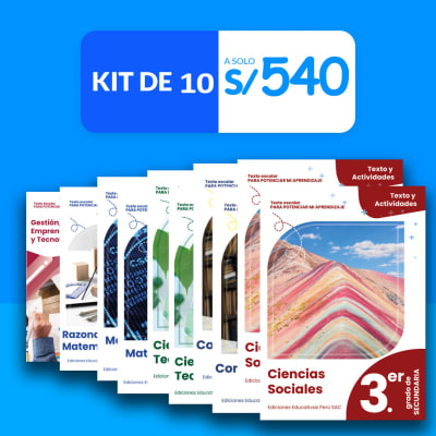 Kit Pamer - 3.° de secundaria (Modalidad Virtual)