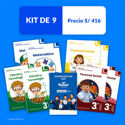 Kit Pamer - 3.° de primaria (Modalidad Presencial)
