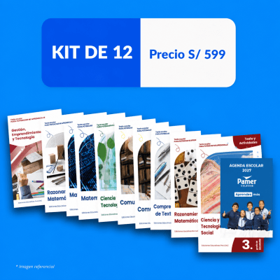 Kit Pamer - 3.° de secundaria (Modalidad Presencial)