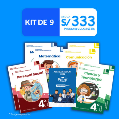 Kit Pamer - 4.° de primaria (Modalidad Presencial)