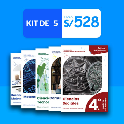 Kit Pamer - 4.° de secundaria (Modalidad Virtual)
