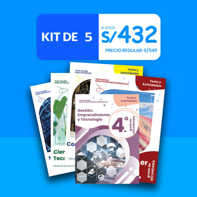 Kit Pamer - 4.° de secundaria (Modalidad Virtual)