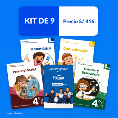 Kit Pamer - 4.° de primaria (Modalidad Presencial)