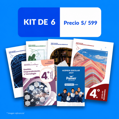 Kit Pamer - 4.° de secundaria (Modalidad Presencial)