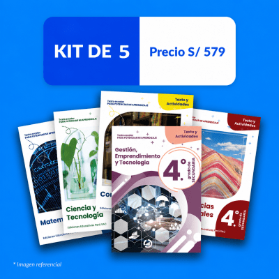 Kit Pamer - 4.° de secundaria (Modalidad Virtual)