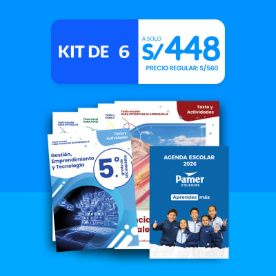 Kit Pamer - 5.° de secundaria (Modalidad Presencial)