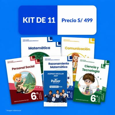 Kit Pamer - 6.° de primaria (Modalidad Presencial)