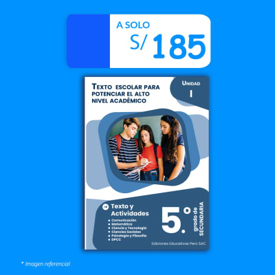 Libro PRE 5.° de secundaria - Unidad I
