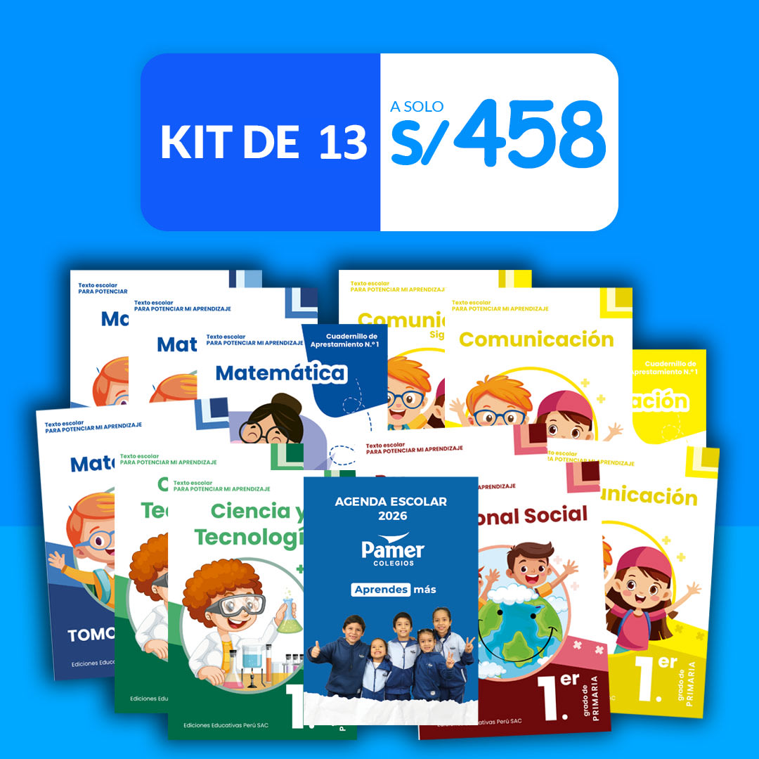 Kit Pamer - 1.° de primaria (Modalidad Presencial)1