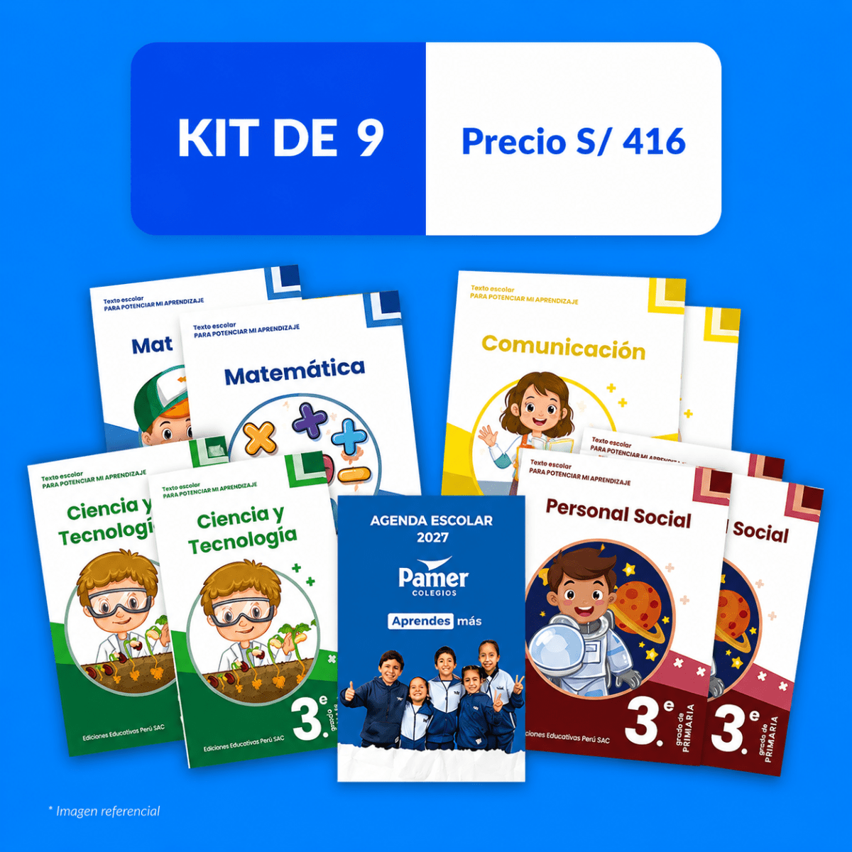Kit Pamer - 3.° de primaria (Modalidad Presencial)1