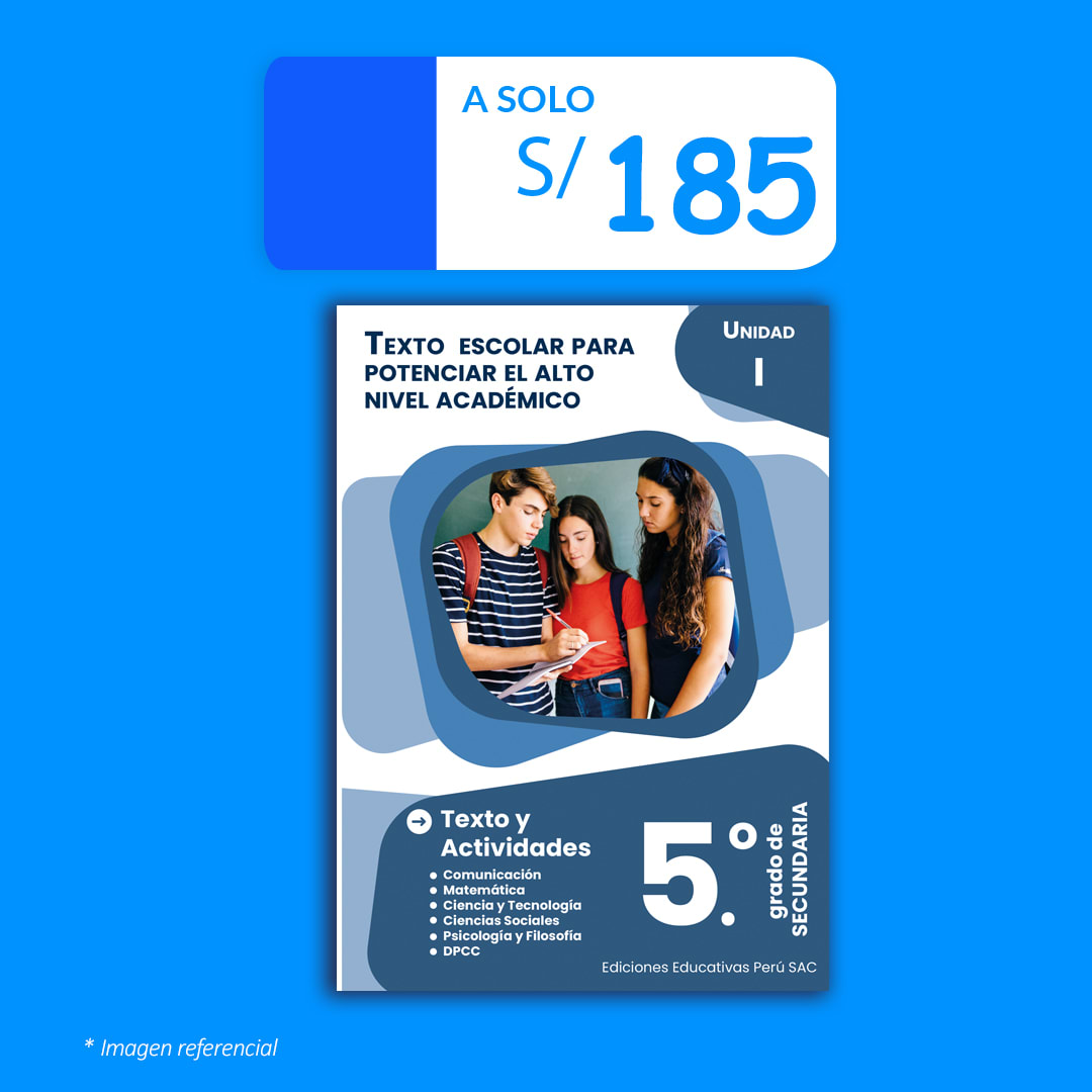 Libro PRE 5.° de secundaria - Unidad I1