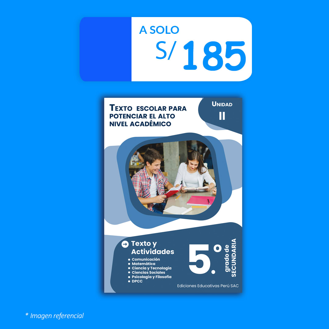 Libro PRE 5.° de secundaria - Unidad II1