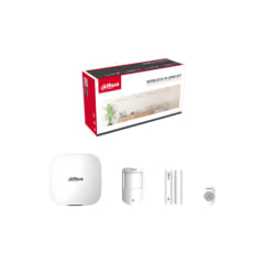 KIT ALARMA INALAMBRICO DAHUA HUB LLAVERO MAGNETICO PIR