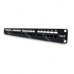 BDN PATCH PANEL CARGADO CAT6 24P 1U