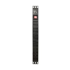 PDU 12 ENCHUFES 10A 1U RACK INTERRUPTOR 3M