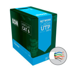 BDN CABLE U-UTP CAT6 COBRE 24AWG BLANCO 305M