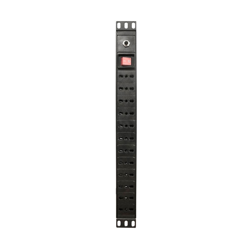 PDU 12 ENCHUFES 10A 1U RACK INTERRUPTOR 3M1
