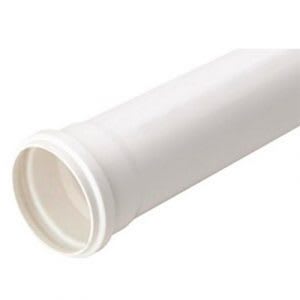 Tubo pvc sanitario 110mm blanco con goma 3 metros 