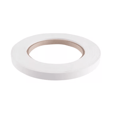 Tapacanto PVC blanco encolado 22x0.45mm x 25 metros