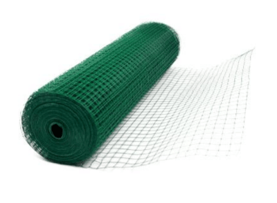 Malla plastificada 1/2'' ancho 60cm largo 1 metro (malla cuadrada)