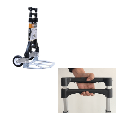 Carro de carga plegable aluminio tipo yegua 80Kg.