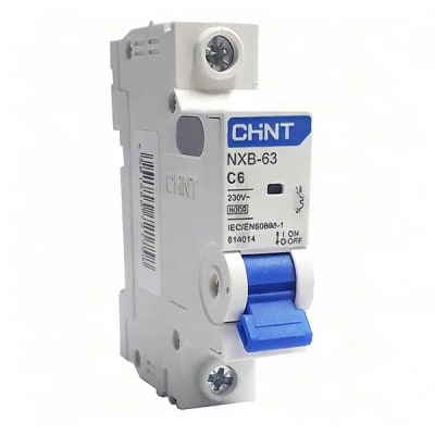 Interruptor automatico 1x6A C 6K 230-240VAC NXB-63 Chint1