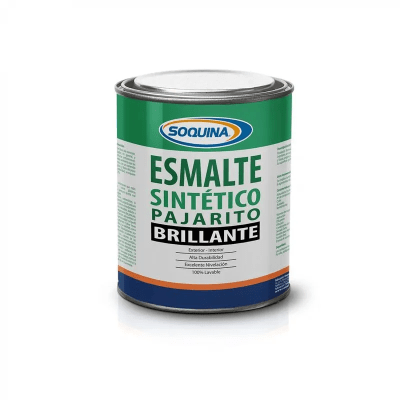 Esmalte sintetico blanco brillante pajarito 1/4 gl. Soquina1