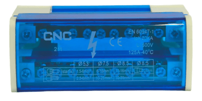 Barra repartidora bipolar 2x11 125A