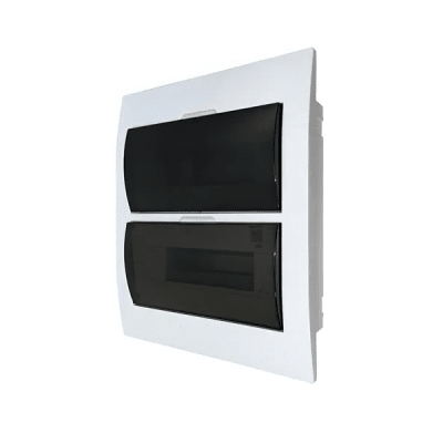 Tablero electrico embutido 24 polos IP40 tapa humo