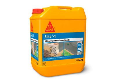 Sika 1 aditivo imperbeabilizante p/cemento 4.5L