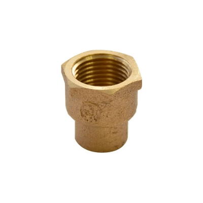 Terminal bronce 3/4'' SO x 1'' HI