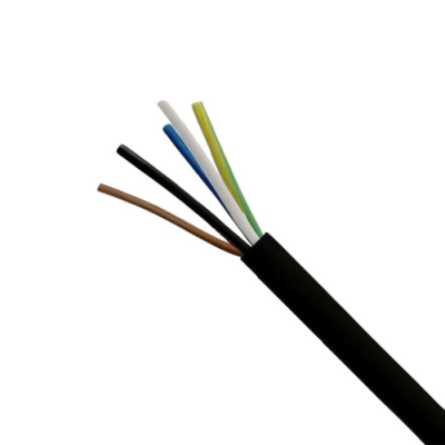 Cordon 5x2.5mm2 negro 1 metro