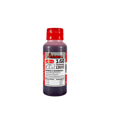 Aceite para mezcla 2T 1:50 125cc