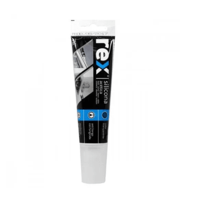 Silicona acetica transparente 70ml REX1