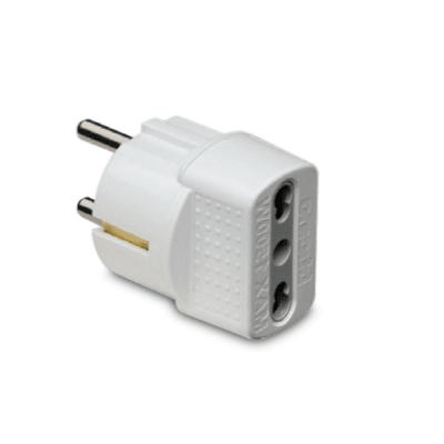 Adaptador Schuko S3625d Bticino