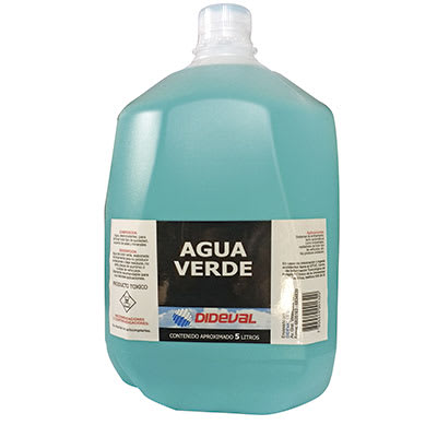 Agua verde desmineralizada  5 L. Dideval